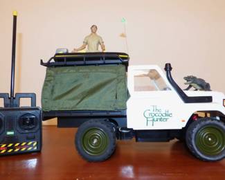 The Alligator Hunter Remote control truck, figure, raft and alligator