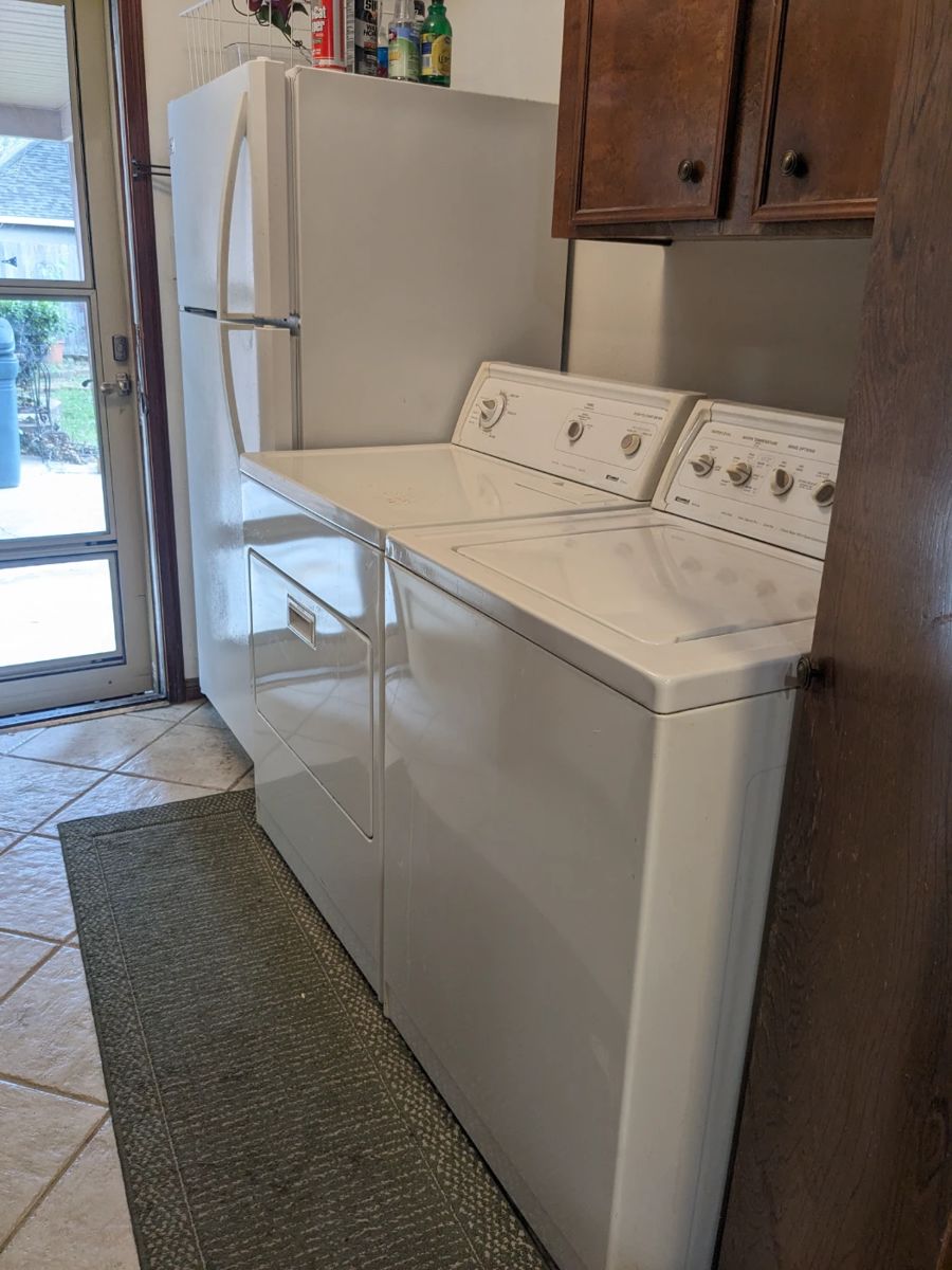 Washer and dryer and refrigerator 