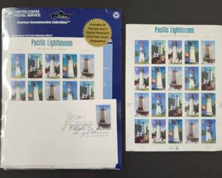 Pacific Lighthouses 41 cent Stamps