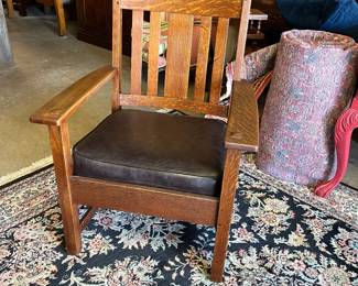 Antique Limberts Arts and Crafts Chair.