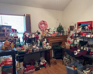 Large room, holiday, and Christmas with a wooden fireplace hearth