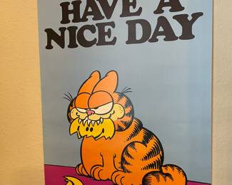 1972 Jim Davis Garfield poster