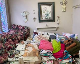 Sheets, linens, and towels