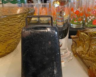 Vintage iron cowbell