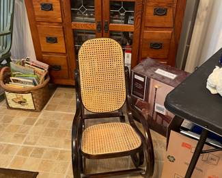 Vintage French Bentwood child’s rocker