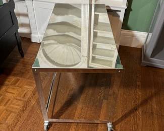 cool rolling mirror top table