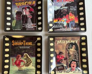 Old movie cup, plate and bowl set