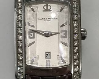 $900
Baume & Mercier Hampton watch w/diamonds
