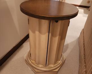 Vintage Custom Side Table with Storage