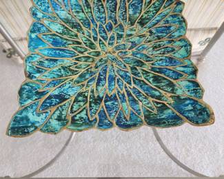 Large Pepe Mendoza Art Centerpiece Bowl