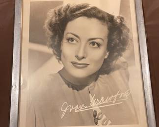 Joan Crawford Signed Photo