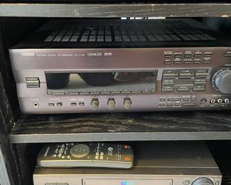 Sony Blueray, Yamaha Receiver, Samsung VHS