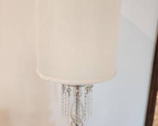 cut glass lamp with prisms