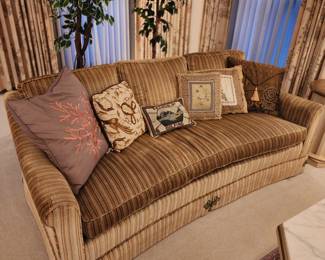 Matching Pristine Custom Velvet MCM Couch