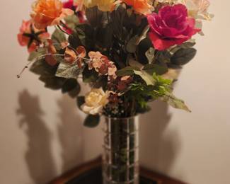 Silk Flowers in Vase