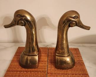 Brass Bookends