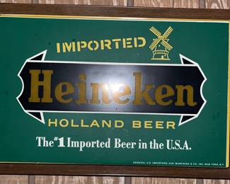 Heineken Beer Sign