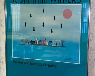 1983 Jonathan Winters Print Poster
'The First and Last Day of Spring'