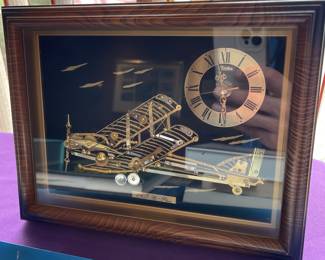 1903 Bi-Plane and Linden Clock