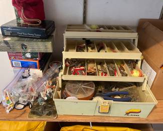 Fishing Tackle, Lures, Golf Items