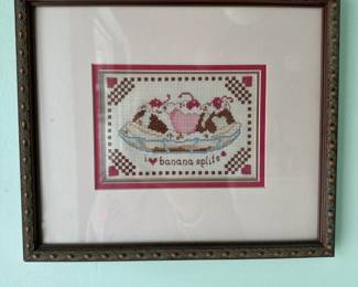 framed embroidery