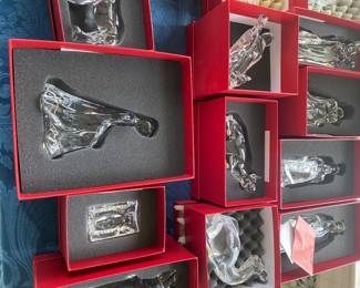 Baccarat Nativity Set (pieces priced individually)