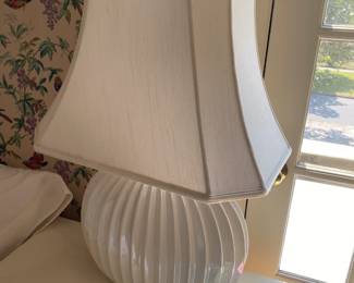 White Ceramic Lamp $ 120.00