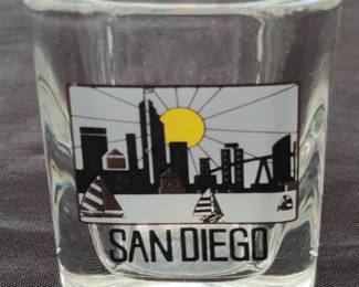 COLLECTIBLE SHOT GLASSES - $.50 EACH