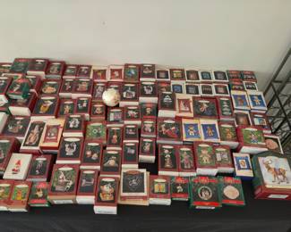 VARIOUS COLLECTIBLE HALLMARK ORMAMENTS - MOST ARE PRICED BEWTEEN $.50 & $1.00 EACH PLEASE NOTE: SOME ARE PRICED SLIGHTLY HIGHER BASED ON RARITY & DEMAND