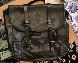 Ralph Lauren briefcase leather