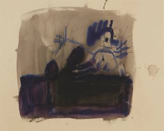 75
Francisco Toledo
1940-2019, Mexican
Untitled, Abstract
Gouache on paper
Signed lower right: Toledo
Sheet: 19" H x 20.75" W
Estimate: $2,000 - $4,000