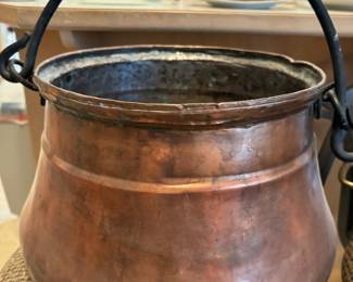 Hammered Copper Melting Pot