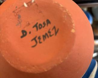 Pueblo Pottery Jar - Signed by D. Tosa Jemez
