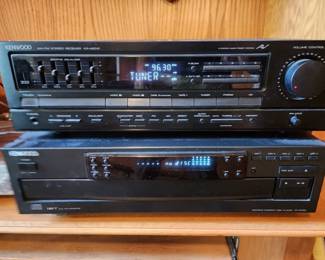 Kenwood Receiver and CD Player