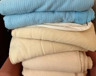 Two Sets of Long Twin Blankets Mattress Pads