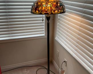 Faux Stained Glass Floor Lamp