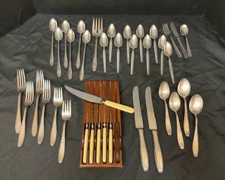Vintage Silver Plate Stainless Flatware