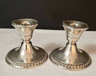 Set of Sterling Candlesticks