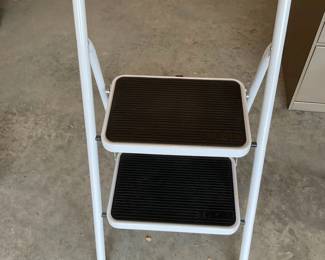 A Metal Two Step Ladder