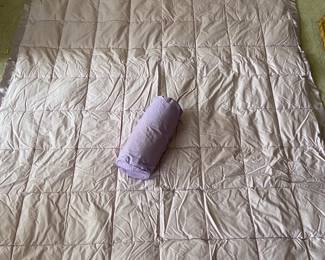 Purple Twin Size Duvet Decorative Pillow