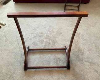 Wooden Standing Valet or Quilt Rack