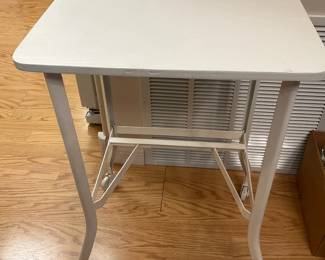 Vintage Wheeled Typewriter Stand