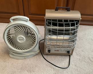 Electric Floor Heater Oscillating Fan
