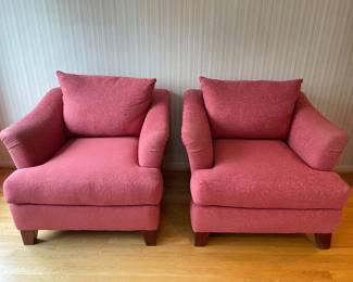 2 Pink Broyhill Prestige Armchairs