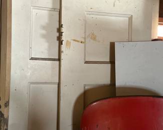 Nice vintage paneled doors.