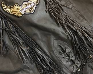 Leather vest-Harley Davidson 