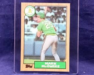 1987 Topps Mark McGwire ROOKIE