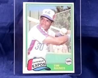 1981 Topps TRADED Tim Raines ROOKIE