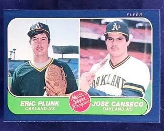 1986 Update Jose Canseco ROOKIE