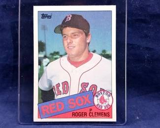 1985 Topps Roger Clemens ROOKIE